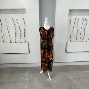 Tropical Floral Maxi Dress